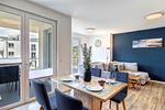 Wohnzimmer - Apartment "Haffbrise" - Top-Hundeurlaub