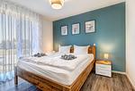 Schlafzimmer - Apartment "Haffbrise" - Top-Hundeurlaub