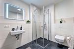 Badezimmer - Apartment "Haffbrise" - Top-Hundeurlaub
