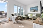 Wohnzimmer - Ferienwohnung Wilde Aussicht Olpenitz - Top-Hundeurlaub