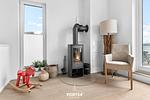 Wohnzimmer - Ferienwohnung Wilde Aussicht Olpenitz - Top-Hundeurlaub