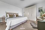 Schlafzimmer - Ferienwohnung Wilde Aussicht Olpenitz - Top-Hundeurlaub