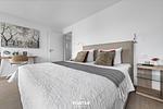 Schlafzimmer - Ferienwohnung Wilde Aussicht Olpenitz - Top-Hundeurlaub