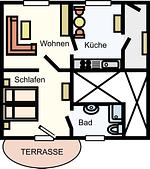 Ferienwohnung Möwe - Top-Hundeurlaub