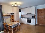 Küche und Essbereich - Ferienhaus Medemstern I - Top-Hundeurlaub