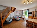 Wohnzimmer - Ferienhaus Medemstern I - Top-Hundeurlaub