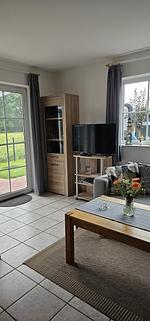 wohnzimm - Ferienhaus Medemstern II - Top-Hundeurlaub