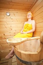 Sauna - Ferienhaus Seestern I - Top-Hundeurlaub