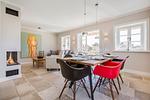 Wohnzimmer - Hüs Minde - Top-Hundeurlaub