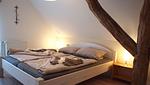 Schlafzimmer - Ferienwohnung Berdumer Mühlenblick - Top-Hundeurlaub