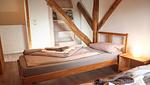 Schlafzimmer - Ferienwohnung Berdumer Mühlenblick - Top-Hundeurlaub