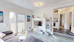Wohnzimmer - Ferienwohnung 3 Welle - Top-Hundeurlaub