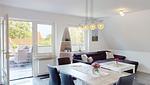 Wohnzimmer - Ferienwohnung 4 Düne - Top-Hundeurlaub