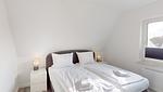Schlafzimmer - Ferienwohnung 2 Strandkorb - Top-Hundeurlaub
