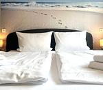Bett - Ferienwohnung 1 Seestern - Top-Hundeurlaub