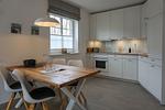 Küche / Küchenzeile - Haus Am Dorfteich, App. 4 - Top-Hundeurlaub