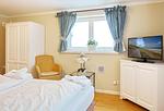 Schlafzimmer - Haus Silvana, App. 1 - Top-Hundeurlaub