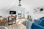 Wohnzimmer - Ferienwohnung Happy Lounge Haffkrug - Top-Hundeurlaub