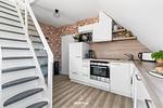Küche / Küchenzeile - Ferienwohnung Happy Lounge Haffkrug - Top-Hundeurlaub