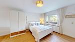 Schlafzimmer - Sandkorn - mit zwei Sonnenterrassen - Top-Hundeurlaub