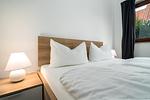 Fischerhaus 307 Buchholz Schlafzimmer - Fischerhaus 307 am Yachthafen Rechlin Nord - Top-Hundeurlaub