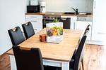 Fischerhaus 307 Buchholz Küche / Küchenzeile - Fischerhaus 307 am Yachthafen Rechlin Nord - Top-Hundeurlaub