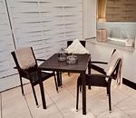 Südwestterrasse in der Wohnung Seepferdchen - Seepferdchen - mit zwei Sonnenterrassen - Top-Hundeurlaub