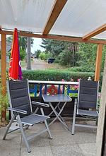Terrasse - Fewo am Rosengarten - Top-Hundeurlaub