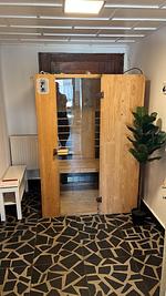 Sauna - KAPITÄNS HUS 2 - nur 550m zum Strand, mit Infrarotsauna, großer Garten, Kamin, Carport - Top-Hundeurlaub