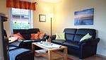 Wohnzimmer - Ferienhaus Haus am Harlepad - Top-Hundeurlaub