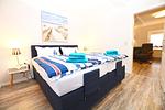 Schlafzimmer - Ferienwohnung Auster - Top-Hundeurlaub