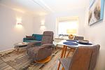 Wohnzimmer - Ferienwohnung Auster - Top-Hundeurlaub
