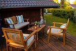 Terrasse - Ferienhaus Kiek in Glücksburg - Top-Hundeurlaub