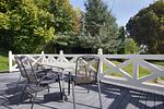 Terrasse - FeWo 02: Terrasse,Sauna,Schwimmbad - Top-Hundeurlaub