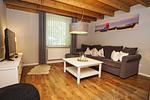 Wohnzimmer - FeWo 03: Terrasse,Sauna,Schwimmbad - Top-Hundeurlaub