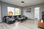 Wohnzimmer - Haus: Sauna, Garten, Kamin - Top-Hundeurlaub