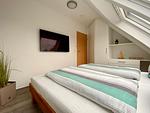 Schlafzimmer - Ferienwohnung Dat Ferienhus Norddeich Whg. 4 - Top-Hundeurlaub