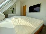 Schlafzimmer - Ferienwohnung Dat Ferienhus Norddeich Whg. 5 - Top-Hundeurlaub