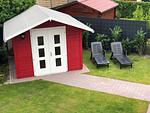 Garten - Ferienwohnung Dat Ferienhus Norddeich Whg. 7 - Top-Hundeurlaub