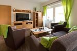 Wohnzimmer - Ferienwohnung Dat Ferienhus Norddeich Whg. 8 - Top-Hundeurlaub