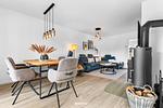 Wohnzimmer - Ferienwohnung Nordseeresort 43a Beach Break Büsum - Top-Hundeurlaub