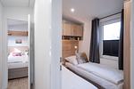 Schlafzimmer - Ferienhaus "Sonneneck", eingezäuntes Grundstück (114) - Top-Hundeurlaub