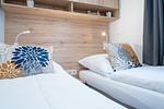 Schlafzimmer - Ferienhaus "Sonneneck", eingezäuntes Grundstück (114) - Top-Hundeurlaub