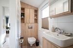 Badezimmer - Ferienhaus "Sonneneck", eingezäuntes Grundstück (114) - Top-Hundeurlaub
