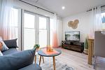 Wohnzimmer - Ferienhaus "Heimathafen" mit eingezäuntem Grundstück (116) - Top-Hundeurlaub