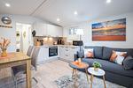Wohnzimmer - Ferienhaus "Heimathafen" mit eingezäuntem Grundstück (116) - Top-Hundeurlaub