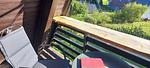 Balkon - Nurdachhaus ASMUS HUUS - Top-Hundeurlaub