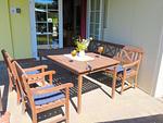Terrasse - Häuschen: Terrasse, Ausblick - Top-Hundeurlaub
