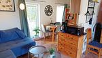 Wohnzimmer - Häuschen: Terrasse, Ausblick - Top-Hundeurlaub