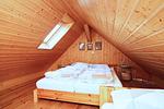 Schlafzimmer - Häuschen: Terrasse, Ausblick - Top-Hundeurlaub